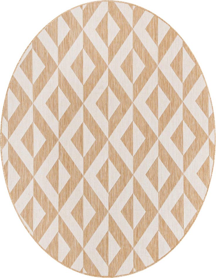 Detail image of 6' 7 x 6' 7 Easy-Clean Jill Zarin Napa Indoor / Outdoor Round Rug