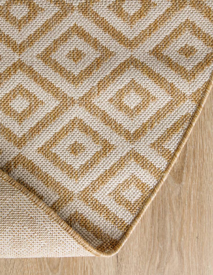 Detail image of 6' 7 x 6' 7 Easy-Clean Jill Zarin Costa Rica Indoor / Outdoor Round Rug