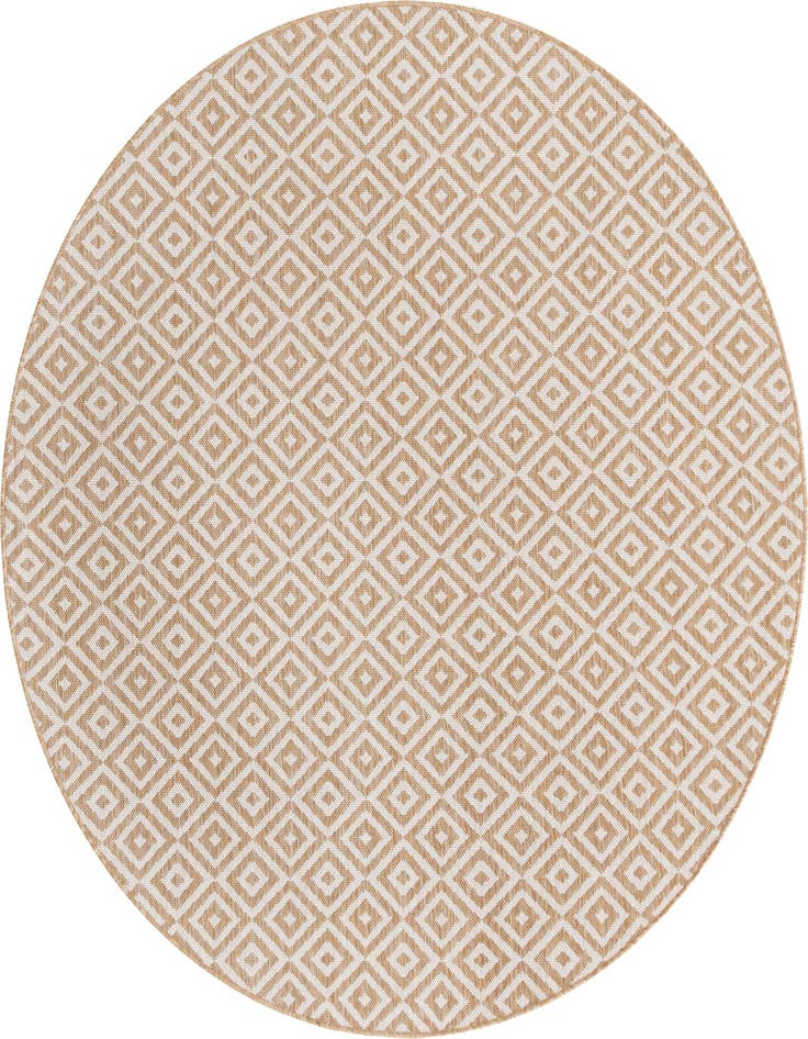 Detail image of 6' 7 x 6' 7 Easy-Clean Jill Zarin Costa Rica Indoor / Outdoor Round Rug