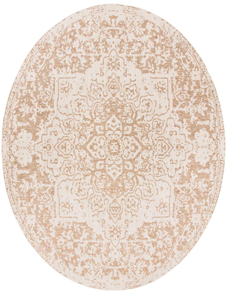 Detail image of 13' x 13' Easy-Clean Jill Zarin Dubai Indoor / Outdoor Round Rug
