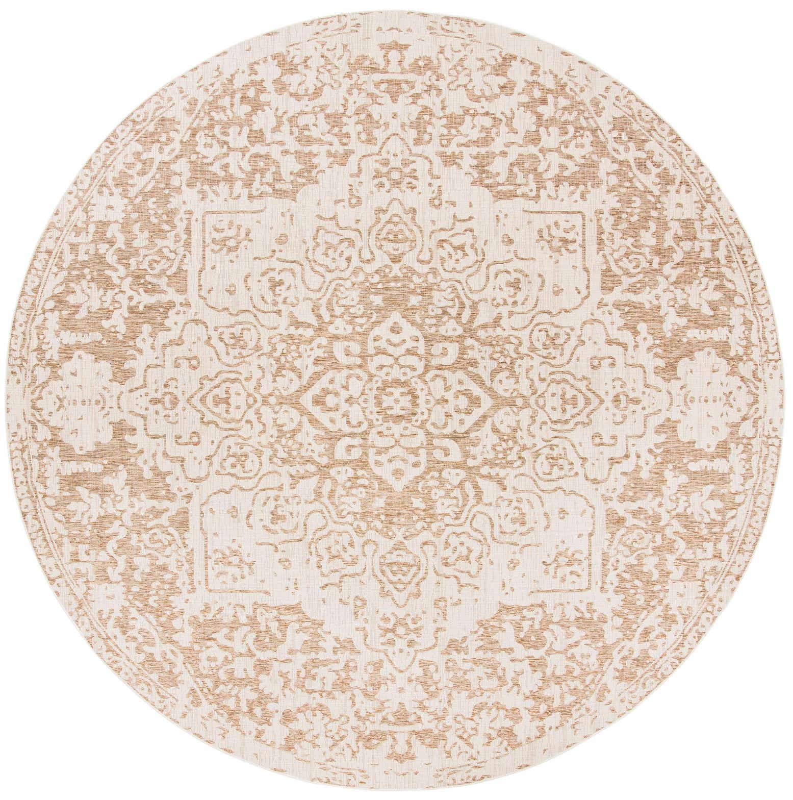 13' x 13' Easy-Clean Jill Zarin Dubai Indoor / Outdoor Round Rug