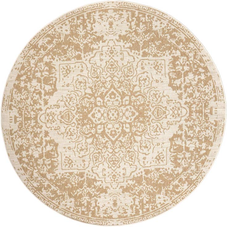 Detail image of 7' x 7' Easy-Clean Jill Zarin Indoor / Outdoor Round Rug