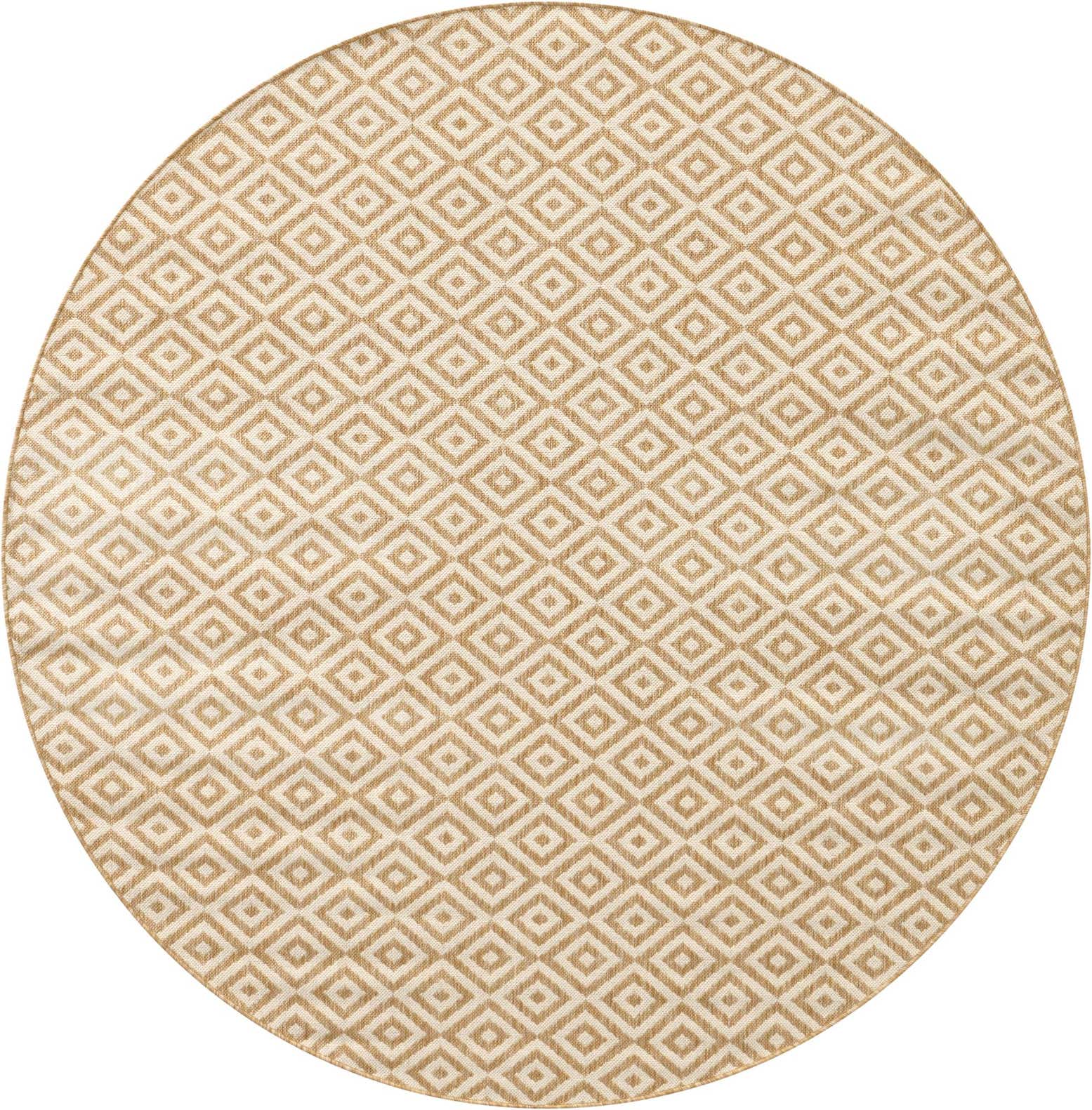 7' x 7' Easy-Clean Jill Zarin Indoor / Outdoor Round Rug