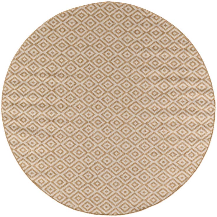 Detail image of 7' x 7' Easy-Clean Jill Zarin Indoor / Outdoor Round Rug