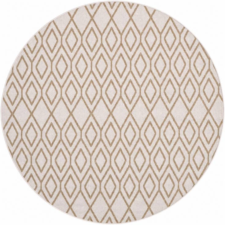 Detail image of 7' x 7' Easy-Clean Jill Zarin Indoor / Outdoor Round Rug