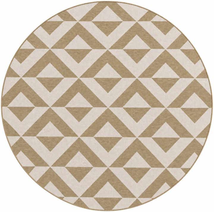 7' x 7' Easy-Clean Jill Zarin Indoor / Outdoor Round Rug
