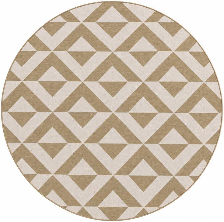 Detail image of 7' x 7' Easy-Clean Jill Zarin Indoor / Outdoor Round Rug