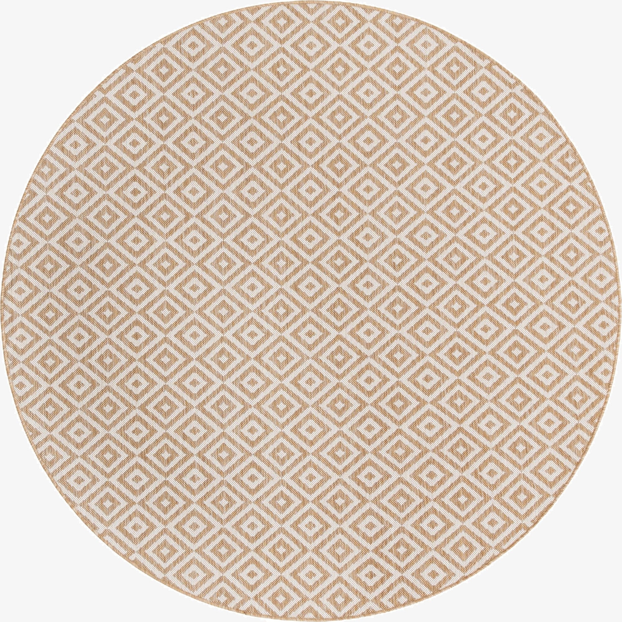 6' 7 x 6' 7  Washable Jill Zarin Costa Rica Indoor / Outdoor Round Rug