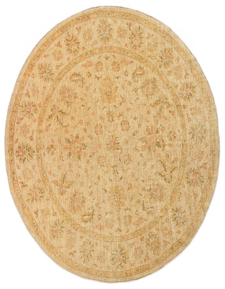 Detail image of 8' 1 x 8' 2 Kaizar Wool Round Rug