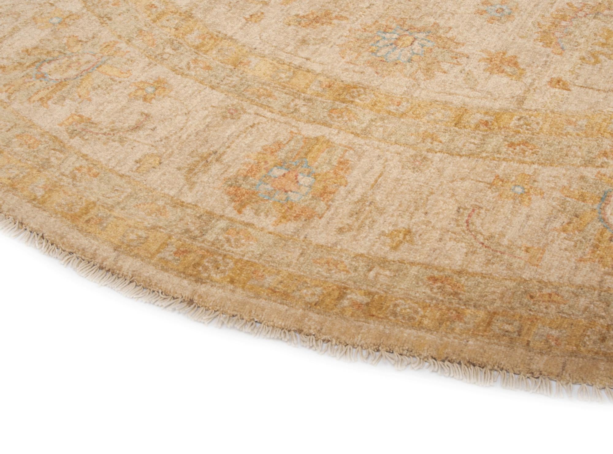8' 4 x 8' 4 Kaizar Wool Round Rug