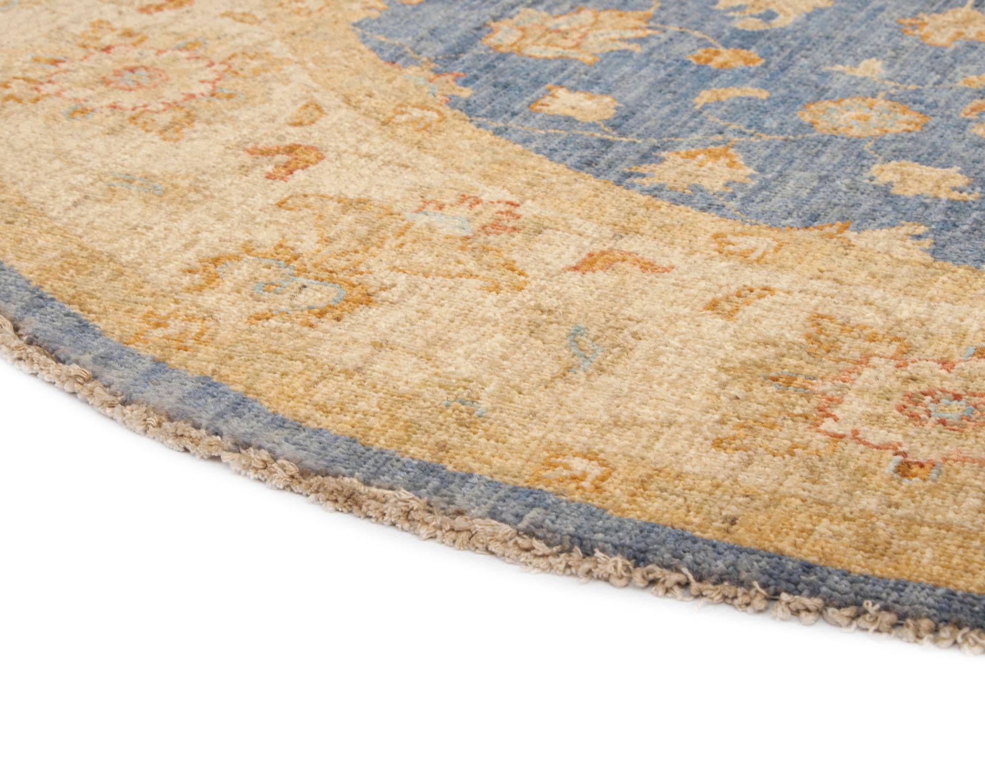 4' 10 x 4' 10 Kaizar Wool Round Rug