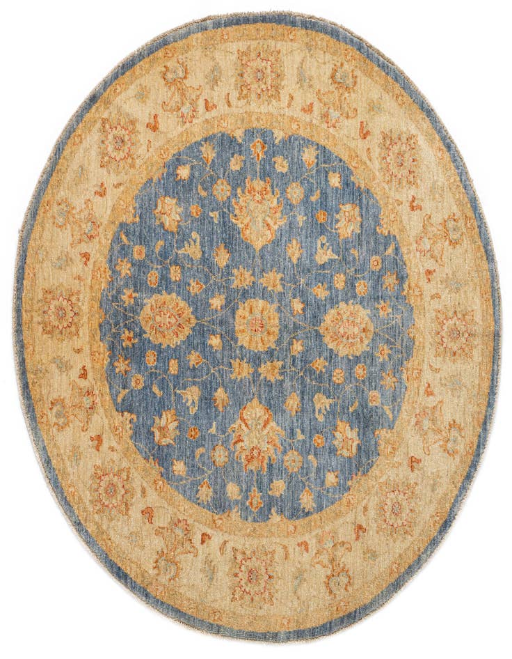 Detail image of 4' 10 x 4' 10 Kaizar Wool Round Rug