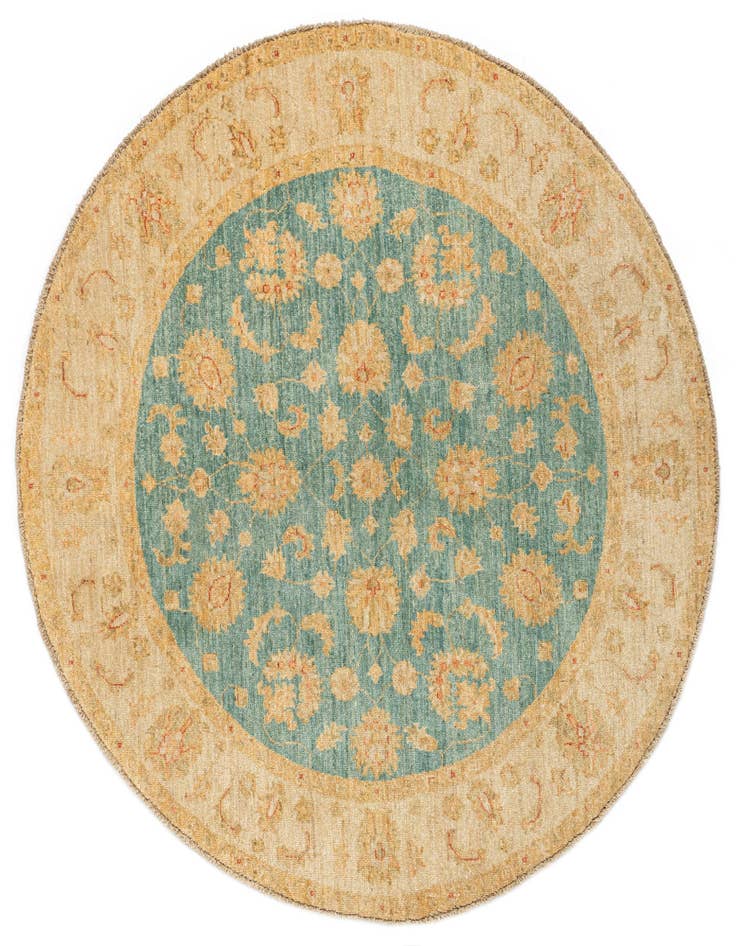 Detail image of 4' 9 x 4' 9 Kaizar Wool Round Rug