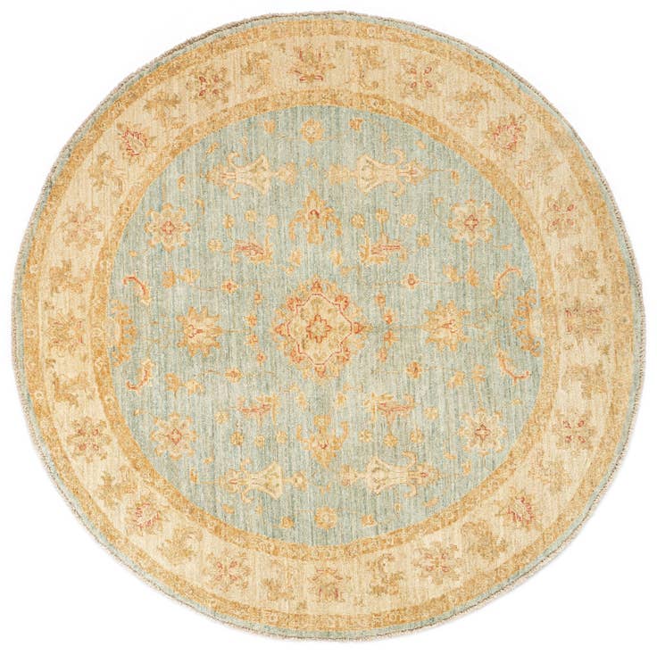 Detail image of 4' 9 x 4' 10 Kaizar Wool Round Rug