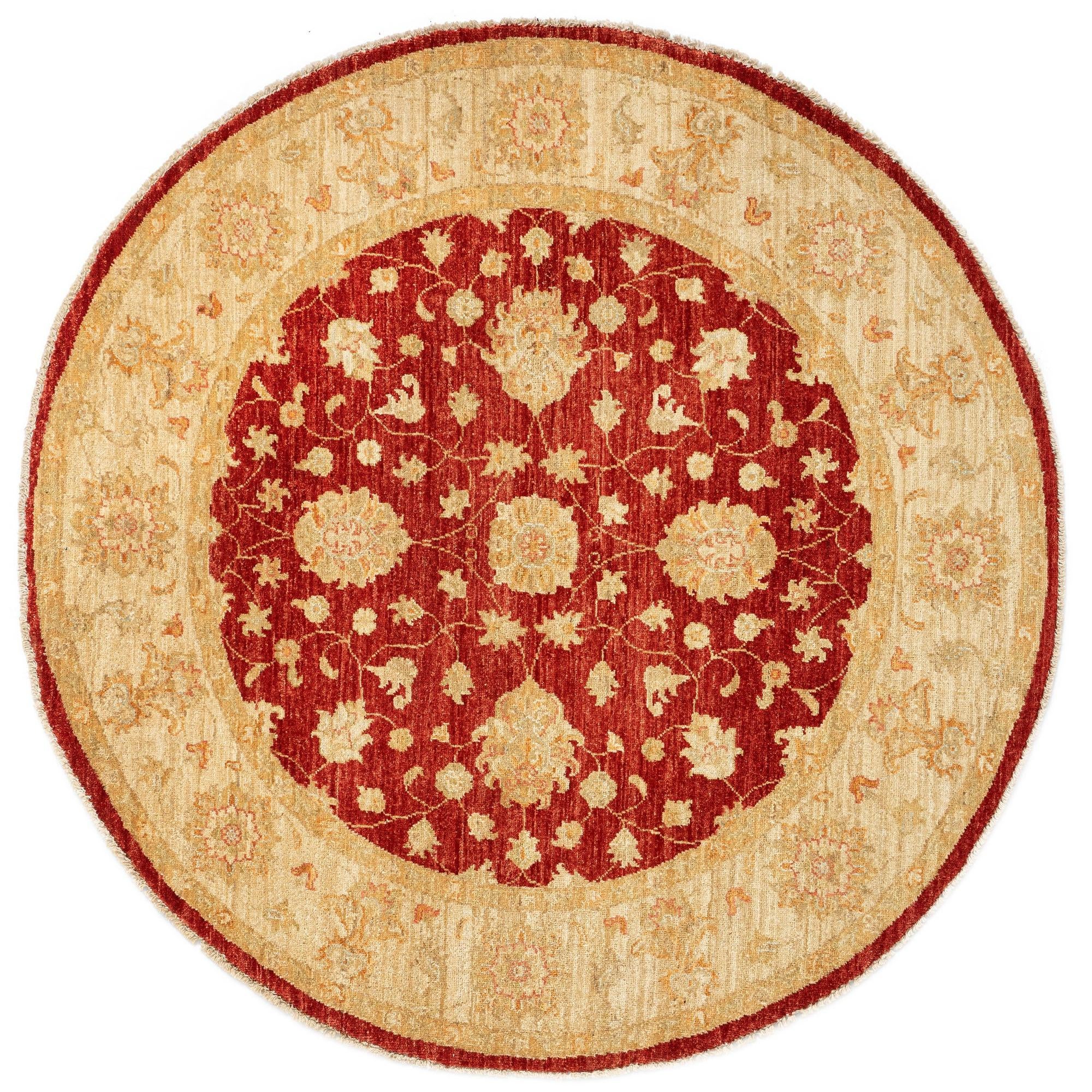 4' 10 x 4' 11 Kaizar Wool Round Rug