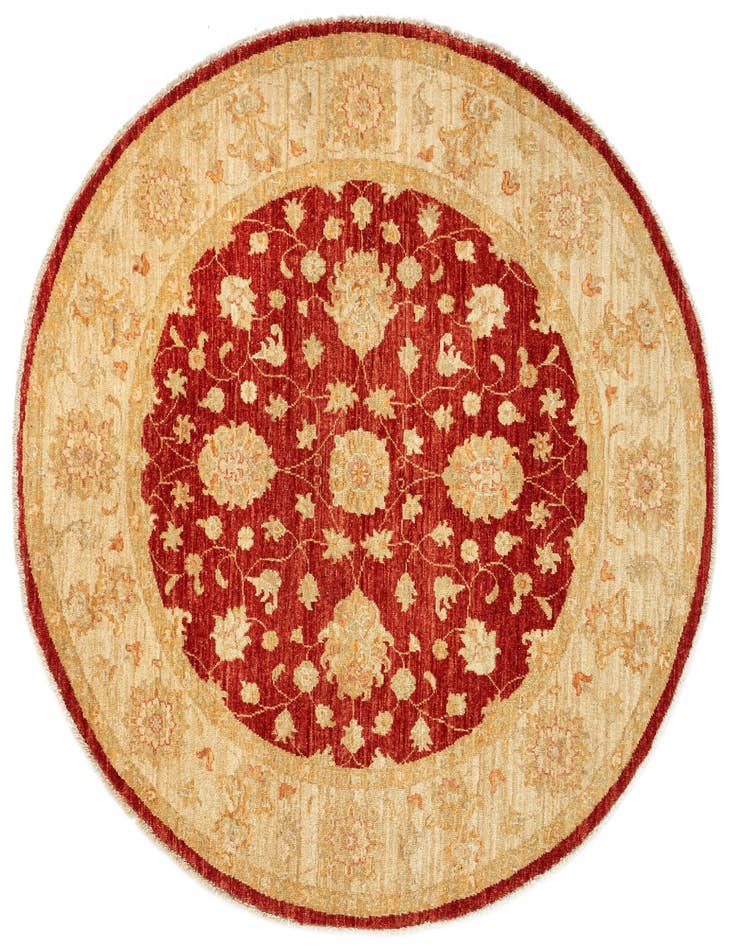 Detail image of 4' 10 x 4' 11 Kaizar Wool Round Rug
