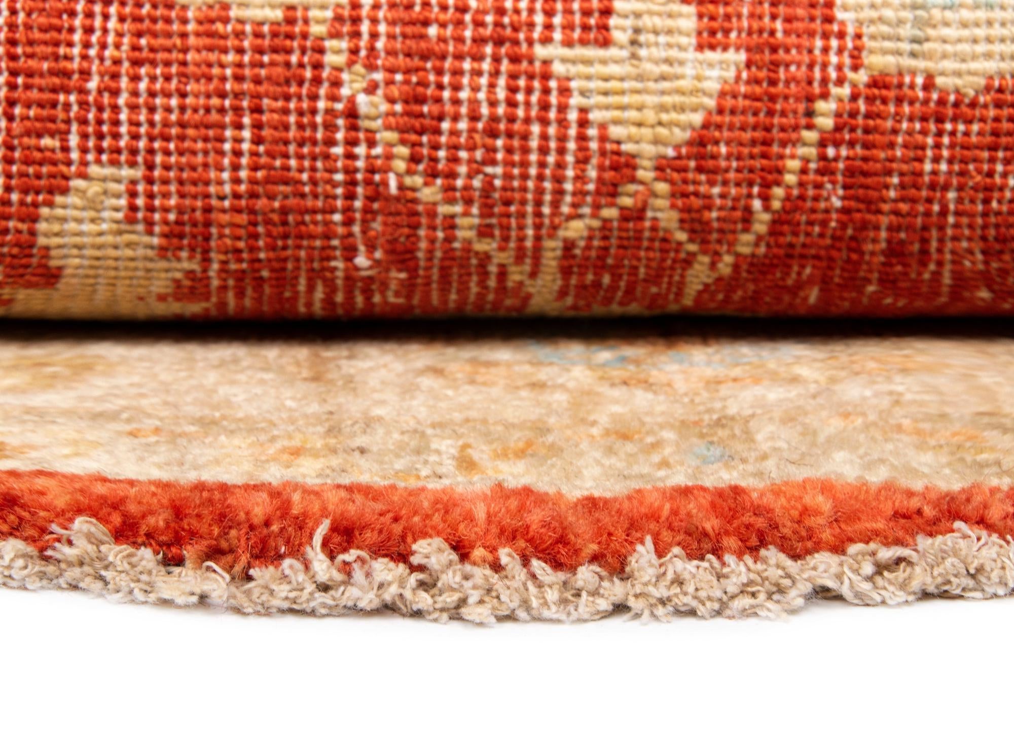 4' 11 x 5' Kaizar Wool Round Rug