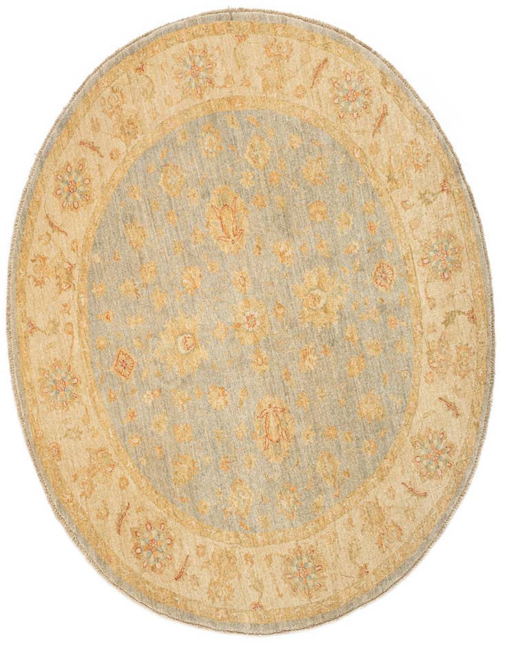 Detail image of 6' 6 x 6' 8 Kaizar Wool Round Rug