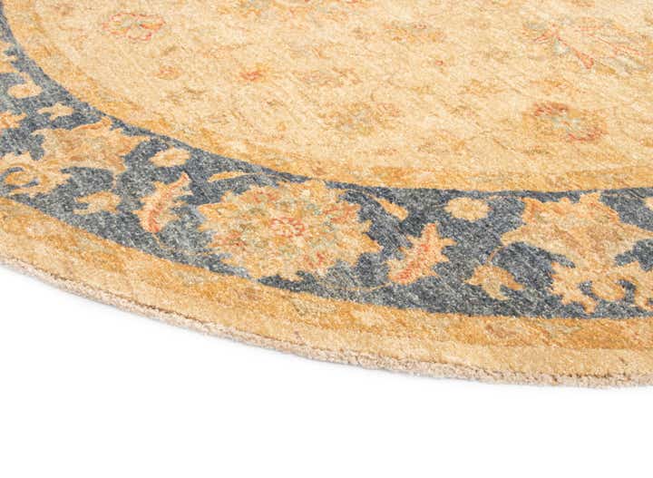 6' 7 x 6' 7 Kaizar Wool Round Rug