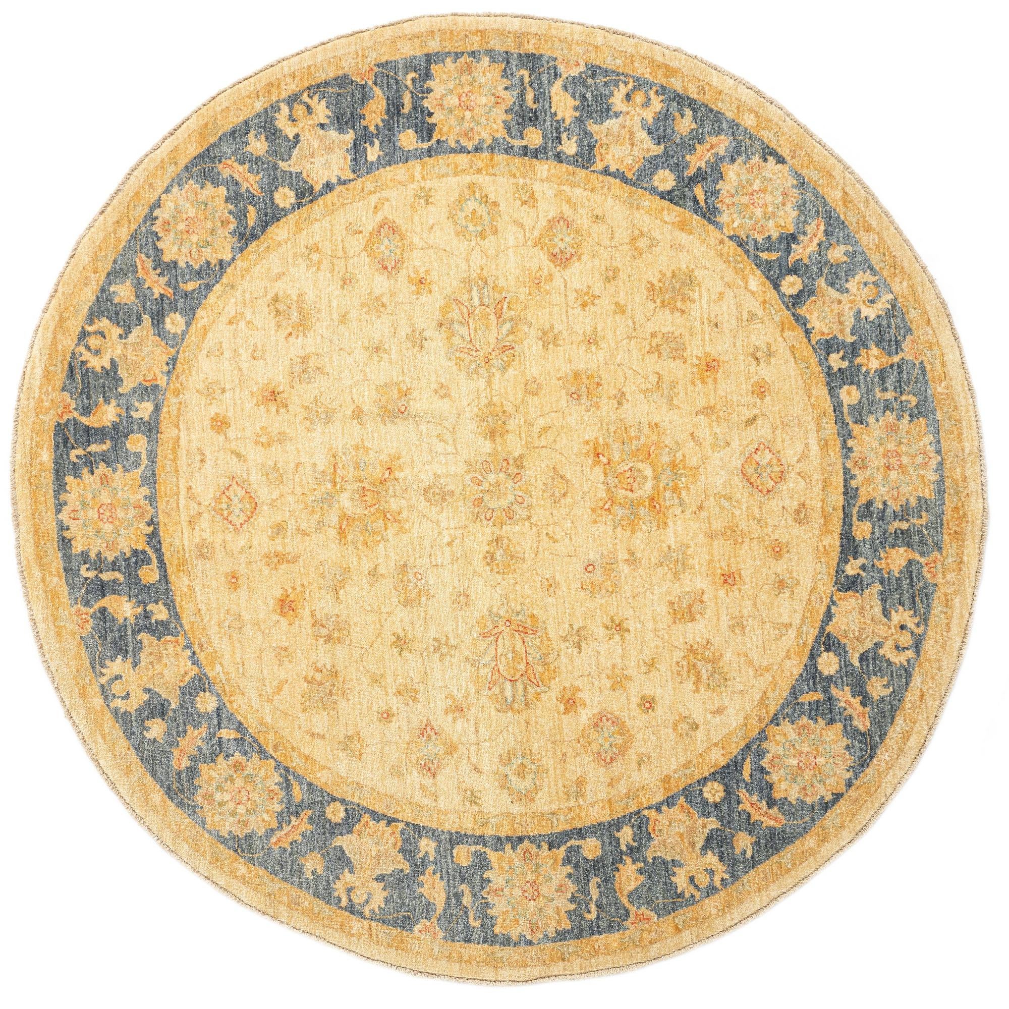 6' 7 x 6' 7 Kaizar Wool Round Rug