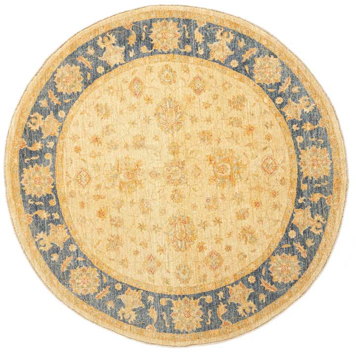 6' 7 x 6' 7 Kaizar Wool Round Rug
