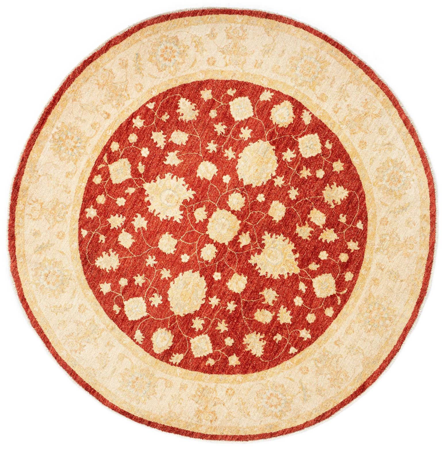6' 7 x 6' 8 Kaizar Wool Round Rug