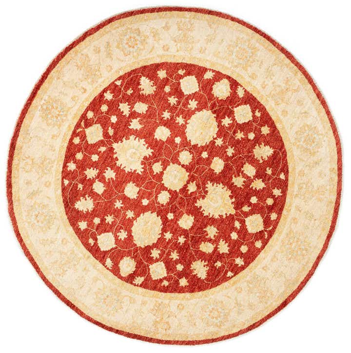 6' 7 x 6' 8 Kaizar Wool Round Rug