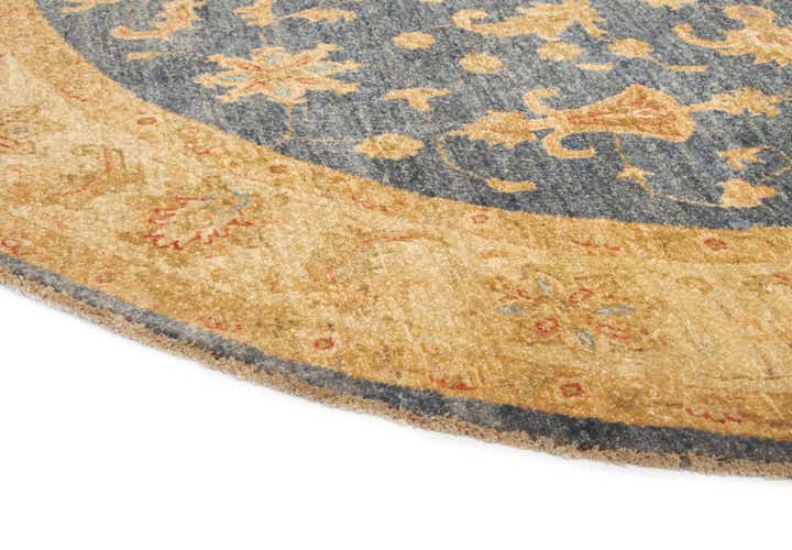 6' 5 x 6' 8 Kaizar Wool Round Rug