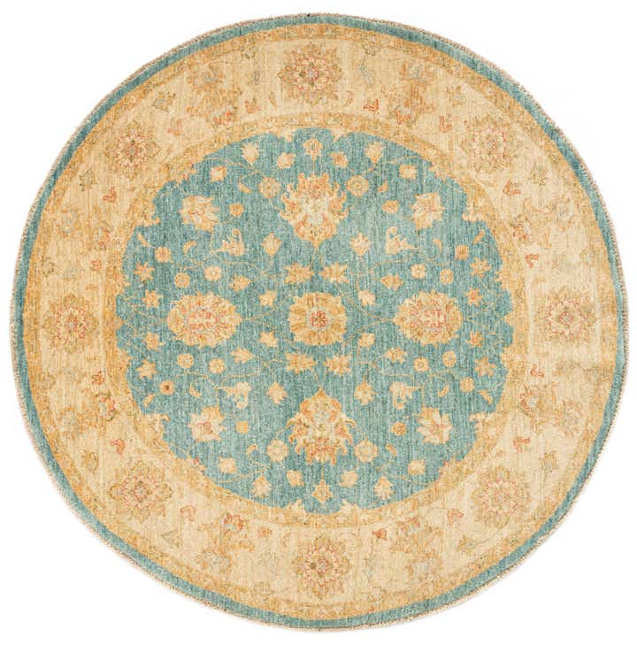 4' 9 x 4' 11 Kaizar Wool Round Rug