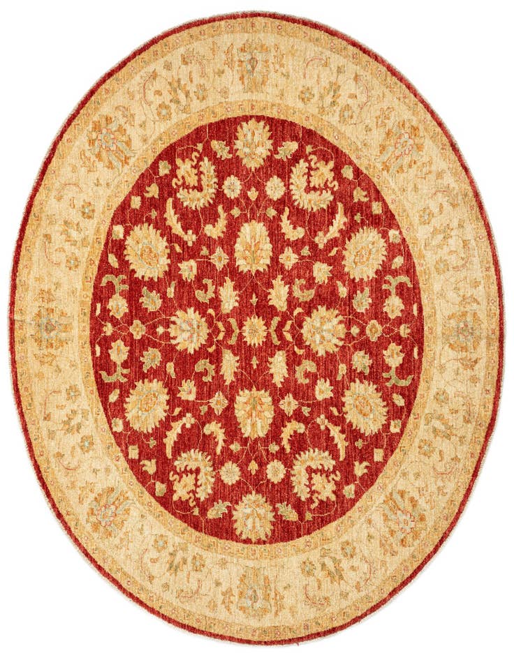 Detail image of 6' 7 x 6' 8 Kaizar Wool Round Rug