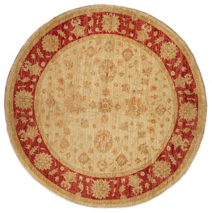 Detail image of 6' 5 x 6' 6 Kaizar Wool Round Rug