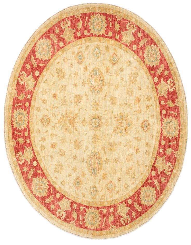 Detail image of 6' 6 x 6' 7 Kaizar Wool Round Rug