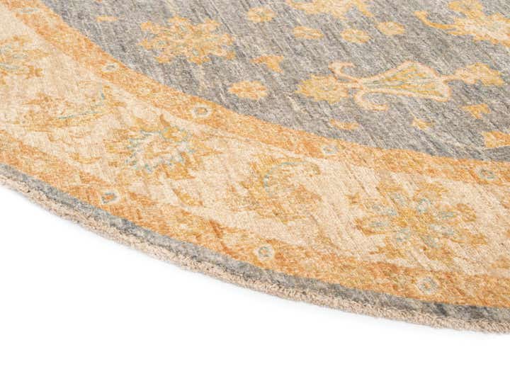 6' 7 x 6' 8 Kaizar Wool Round Rug