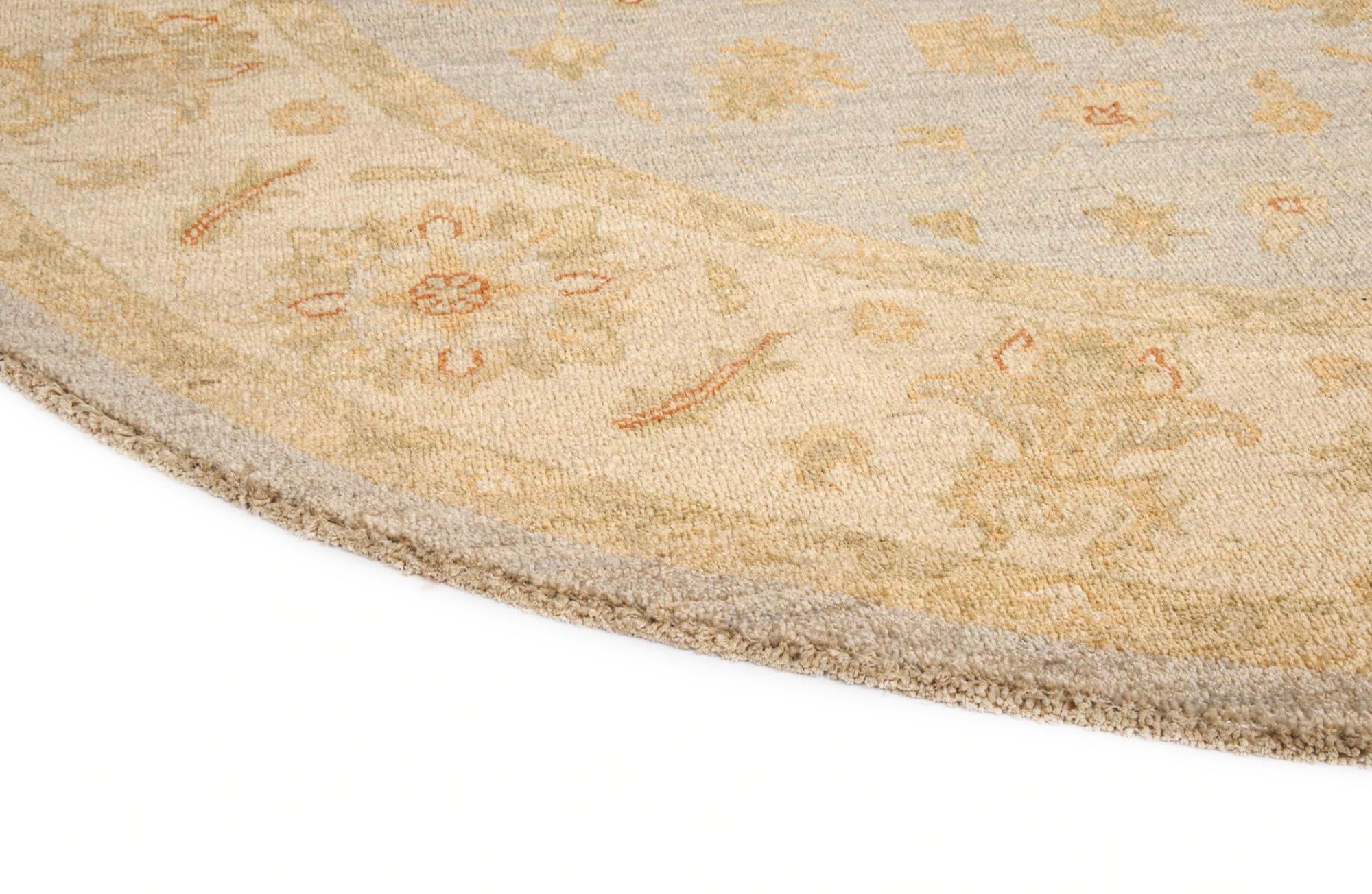 6' 9 x 6' 10 Kaizar Wool Round Rug