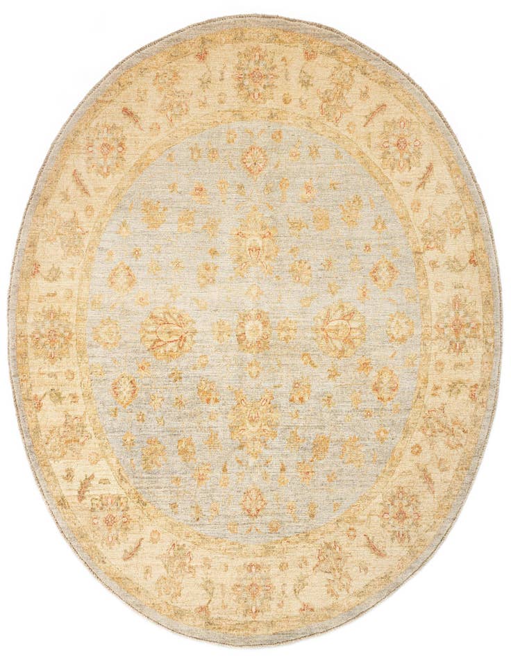 Detail image of 6' 9 x 6' 10 Kaizar Wool Round Rug