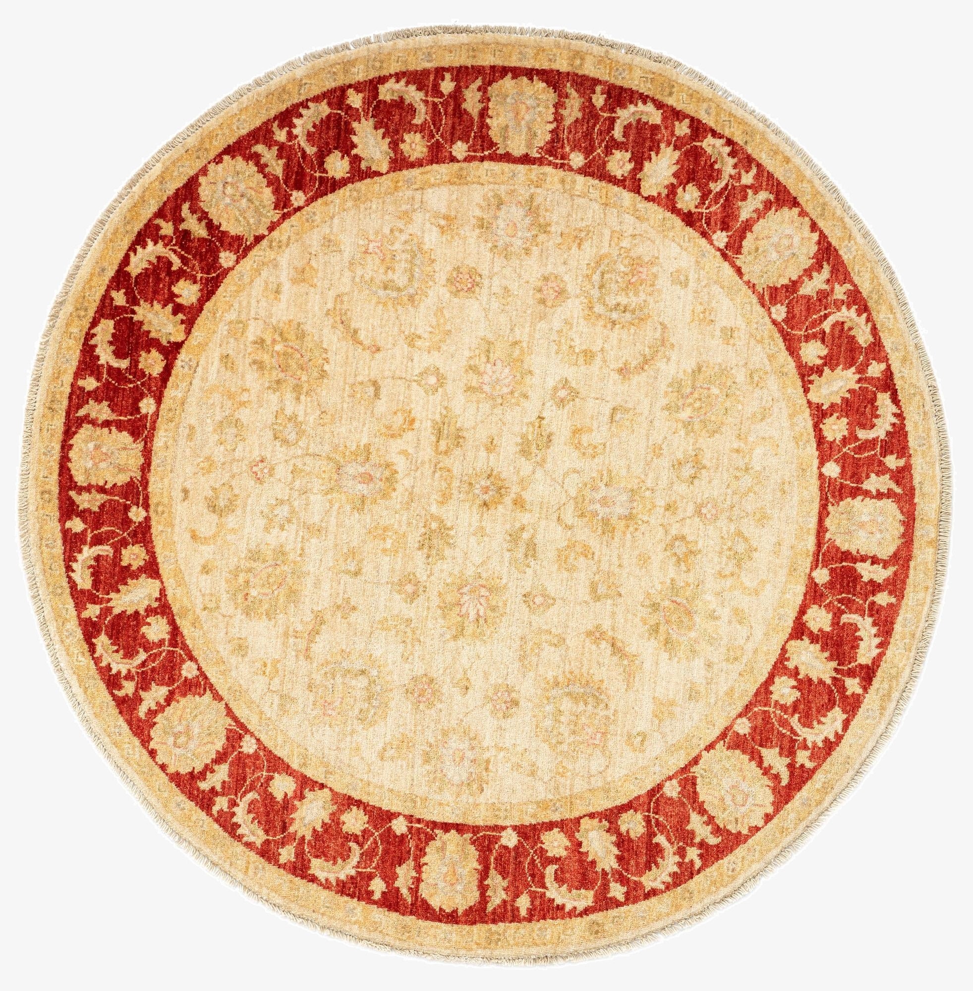 4' 9 x 4' 10 Kaizar Wool Round Rug