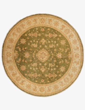 6' 6 x 6' 6 Kaizar Wool Round Rug