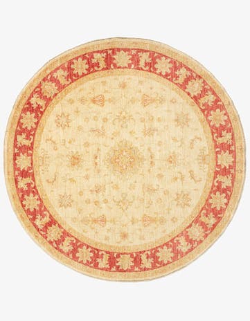 6' 6 x 6' 7 Kaizar Wool Round Rug