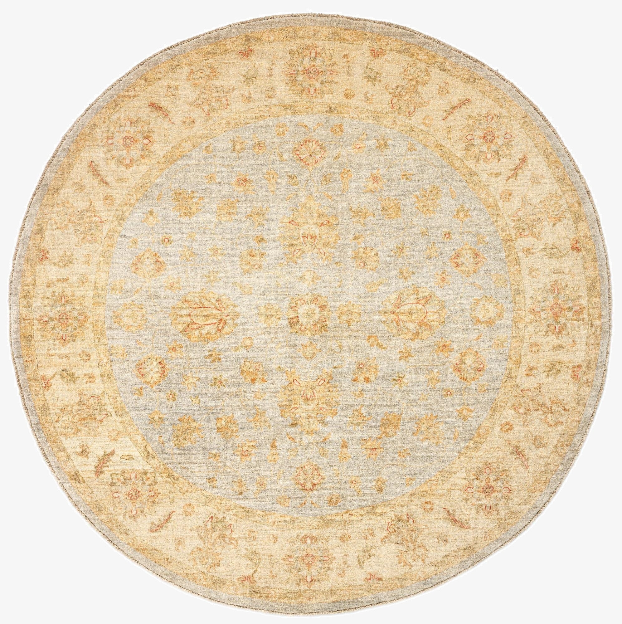 6' 9 x 6' 10 Kaizar Wool Round Rug