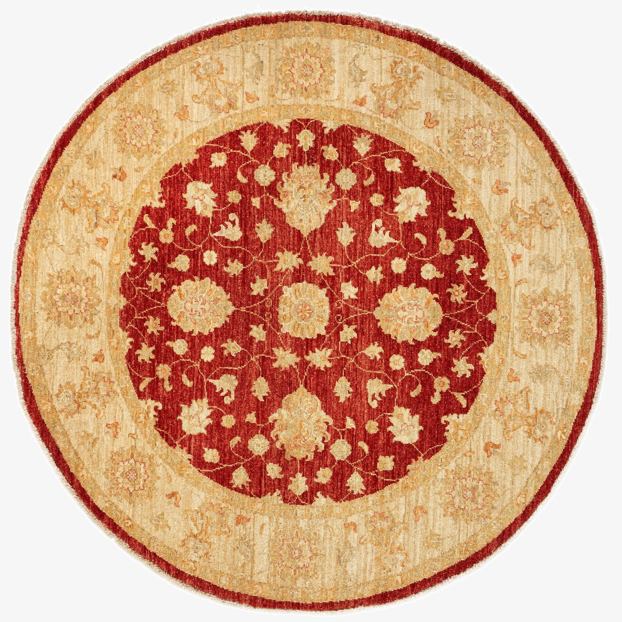 4' 10 x 4' 11 Kaizar Wool Round Rug