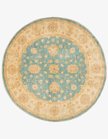 4' 9 x 4' 11 Kaizar Wool Round Rug