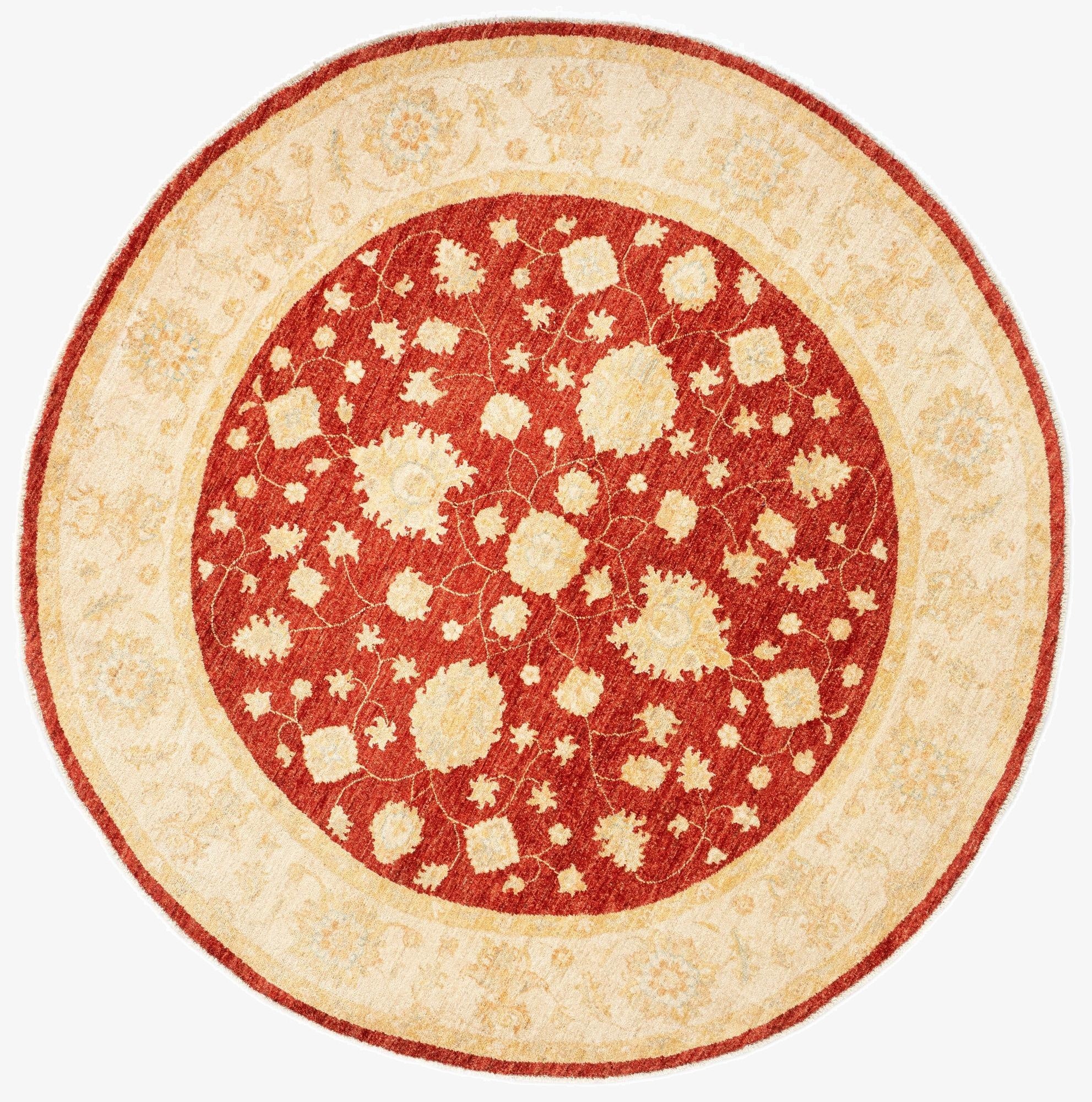 6' 7 x 6' 8 Kaizar Wool Round Rug