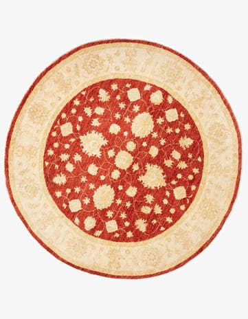 6' 7 x 6' 8 Kaizar Wool Round Rug