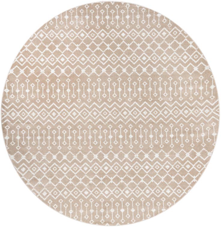 Detail image of 10' x 10' Kasbah Trellis Round Rug