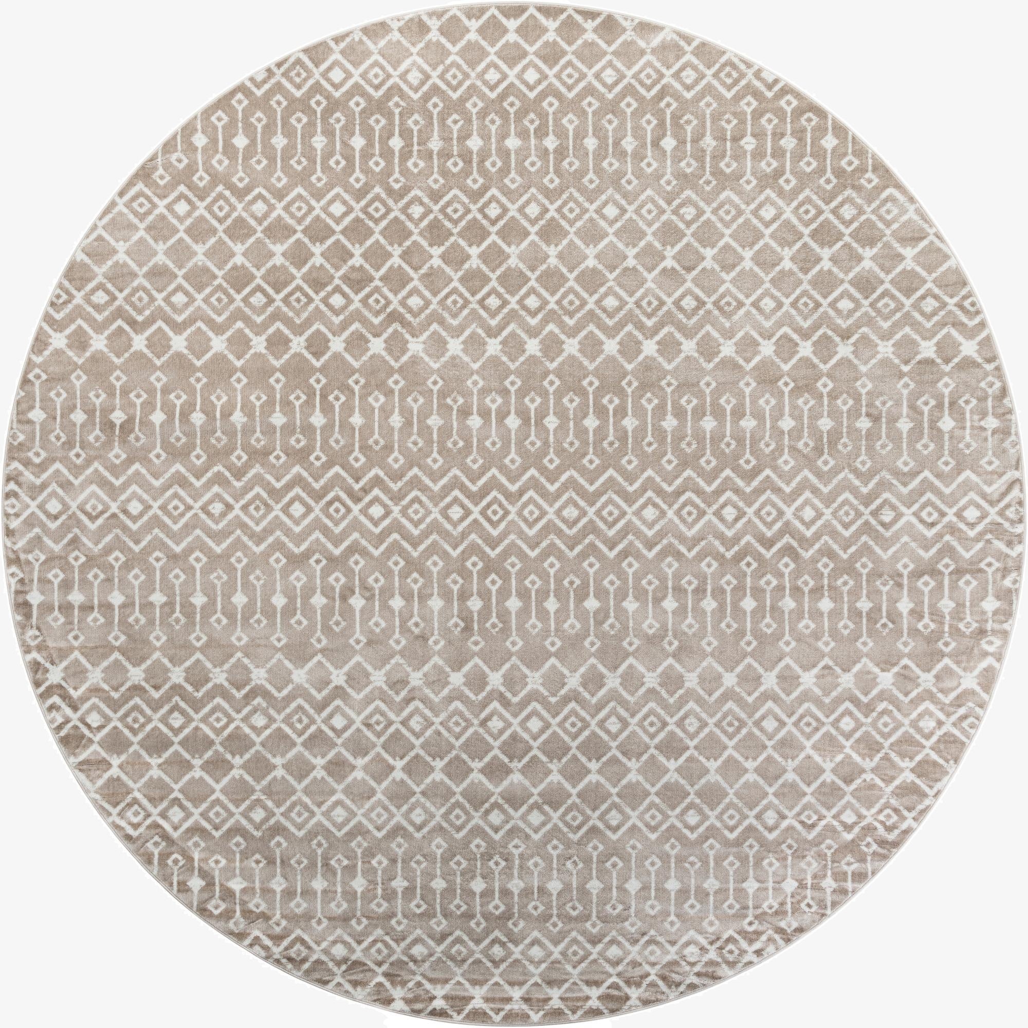 12' x 12' Kasbah Trellis Round Rug