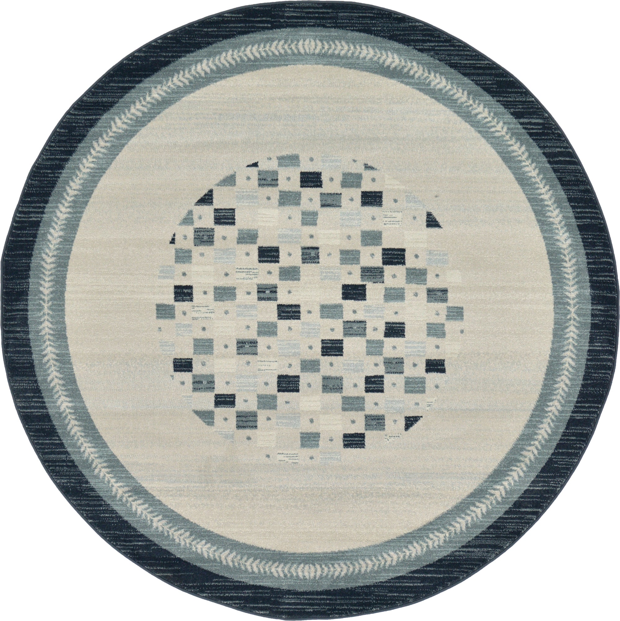 6' x 6' Kashkuli Gabbeh Round Rug