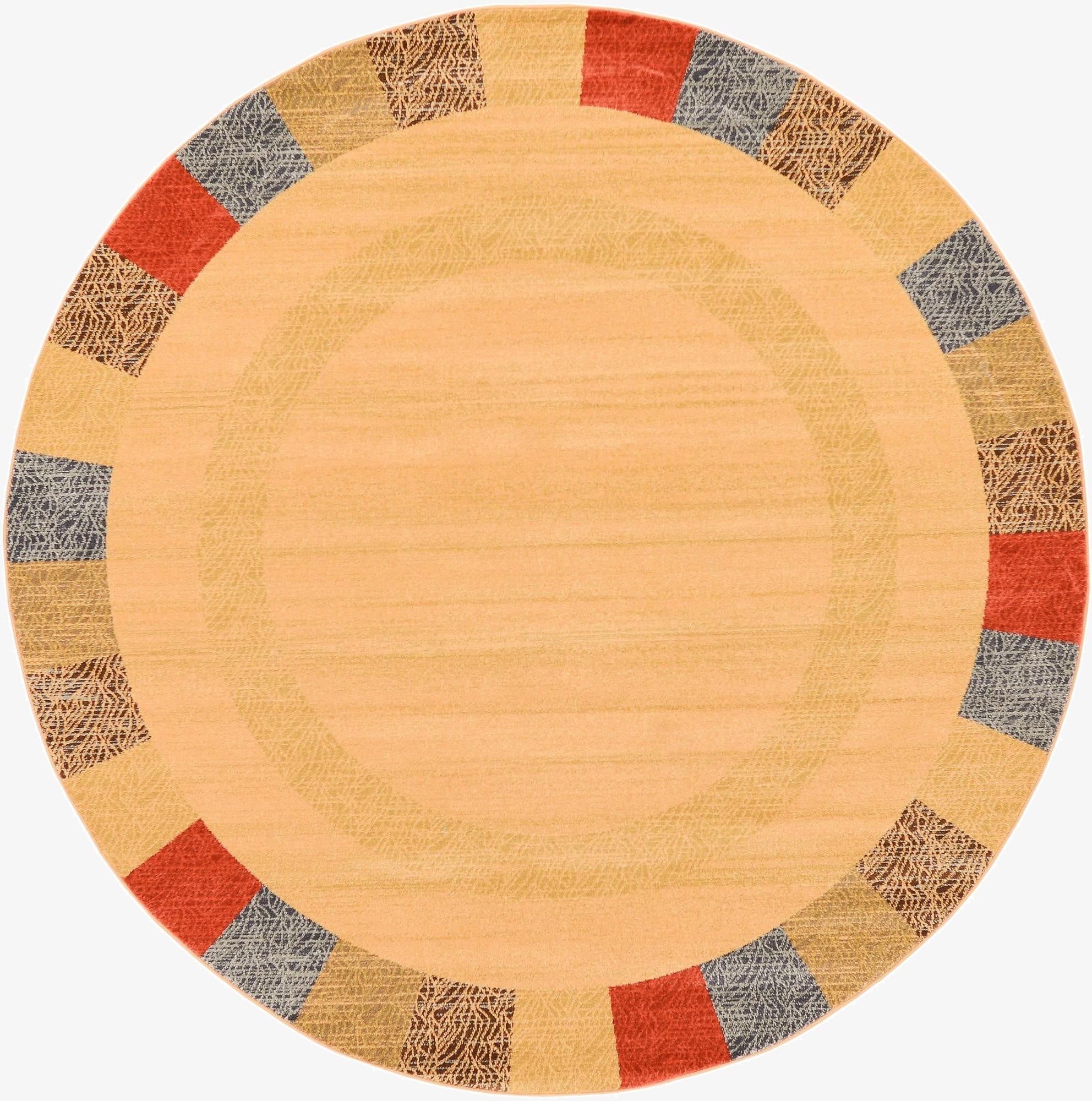 8' x 8' Kashkuli Gabbeh Round Rug