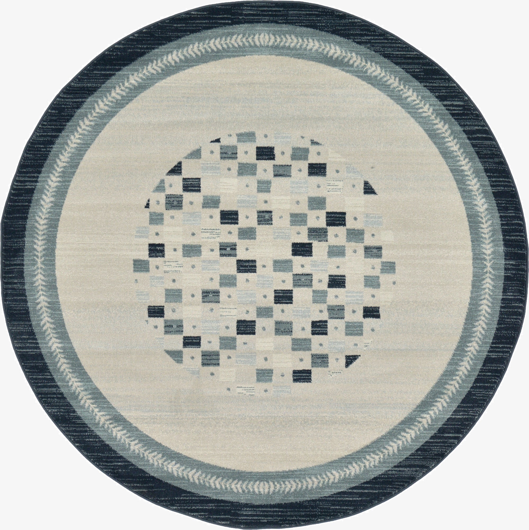 6' x 6' Kashkuli Gabbeh Round Rug
