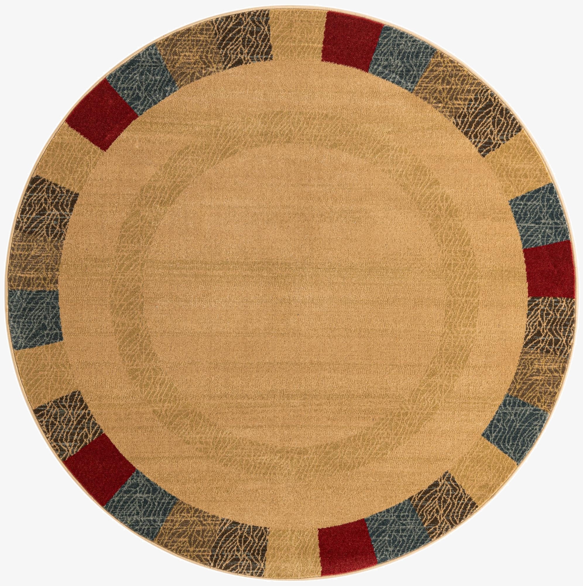 6' x 6' Kashkuli Gabbeh Round Rug