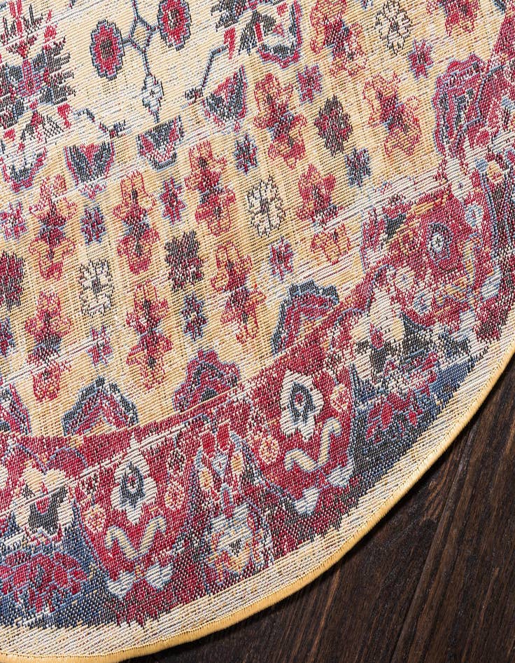 Detail image of 5' x 5' Kennedy Round Rug